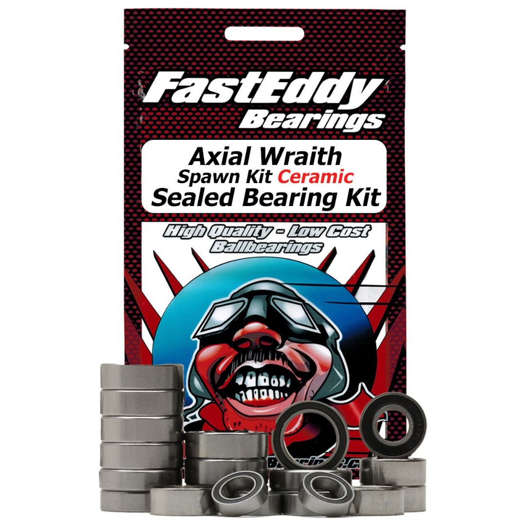 Fast Eddy Axial Wraith Spawn Kit Ceramic Sealed Bearing Kit