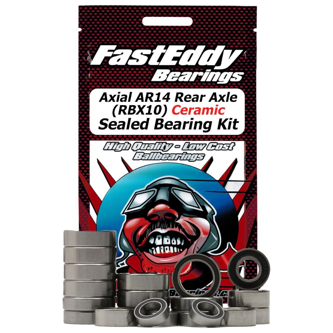 Fast Eddy Axial AR14 Rear Axle (RBX10) Ceramic Sealed Bearing Kit