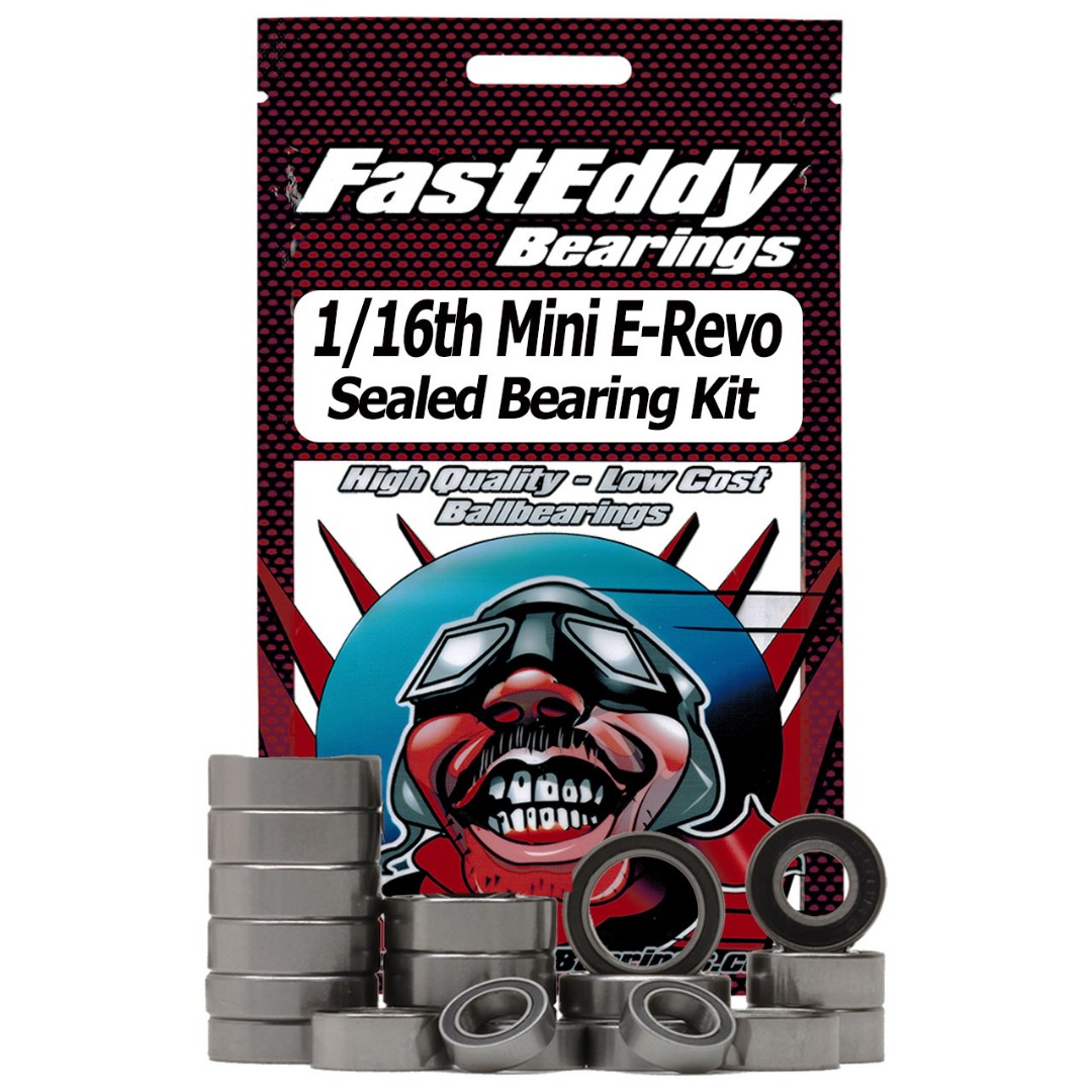 Fast Eddy Traxxas 1/16th Mini E-Revo Sealed Bearing Kit - Click Image to Close