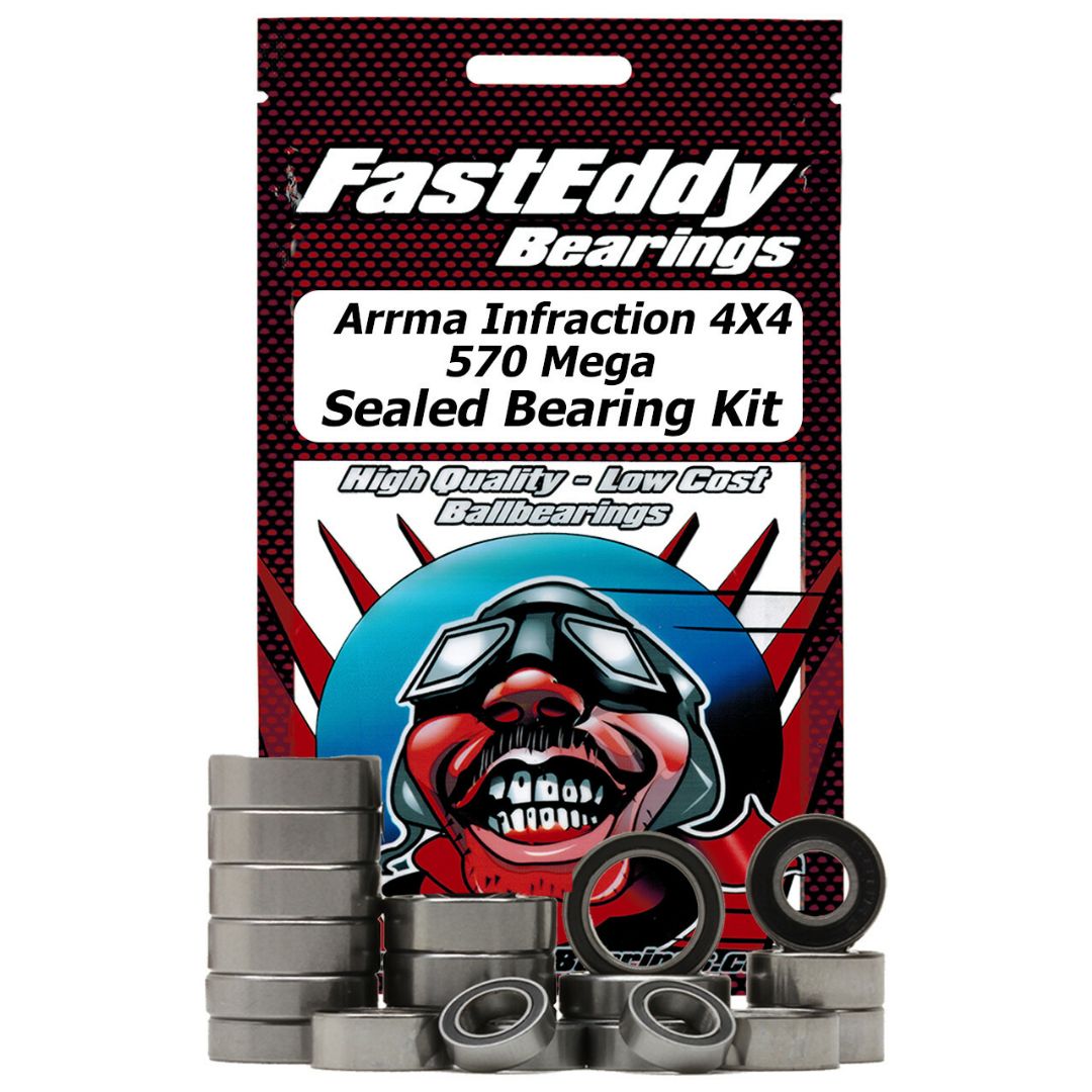 Fast Eddy Arrma Infraction 4X4 570 Mega Sealed Bearing Kit