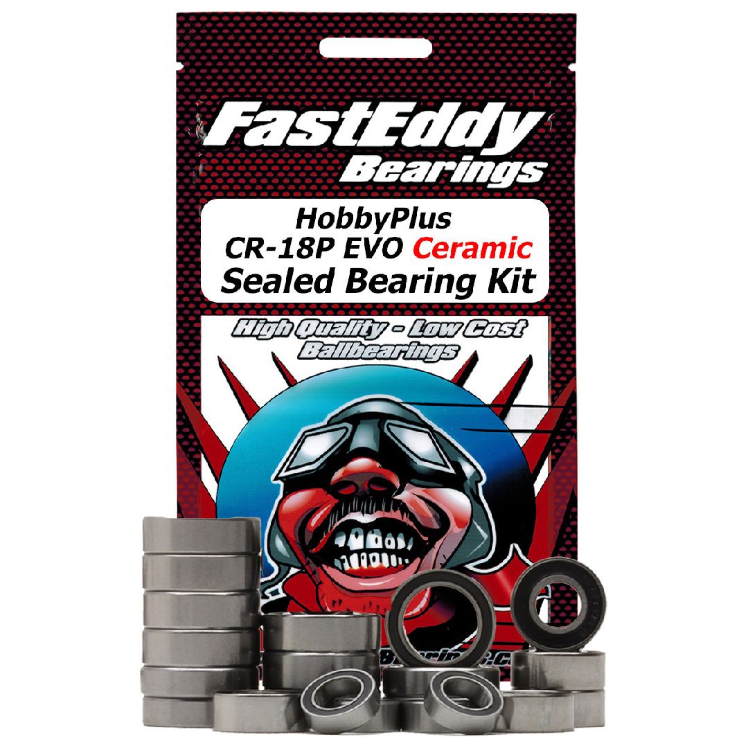 Fast Eddy HobbyPlus CR-18P EVO Ceramic Sealed Bearing Kit