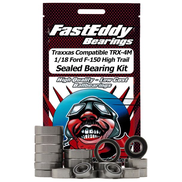 Fast Eddy Traxxas Compatible TRX-4M 1/18 Ford F-150 High Trail Sealed Bearing Kit