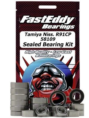 Fast Eddy Tamiya Niss. R91CP 58109 Sealed Bearing Kit