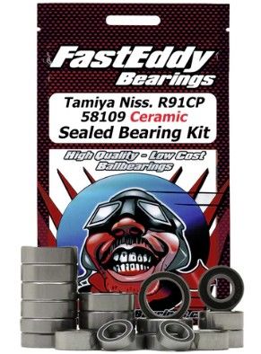 Fast Eddy Tamiya Niss. R91CP 58109 Ceramic Sealed Bearing Kit