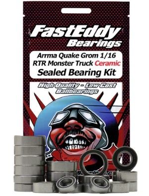 Fast Eddy Arrma Quake Grom 1/16 Ceramic Sealed Bearing Kit