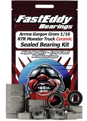 Fast Eddy Arrma Gorgon Grom 1/16 Ceramic Sealed Bearing kit