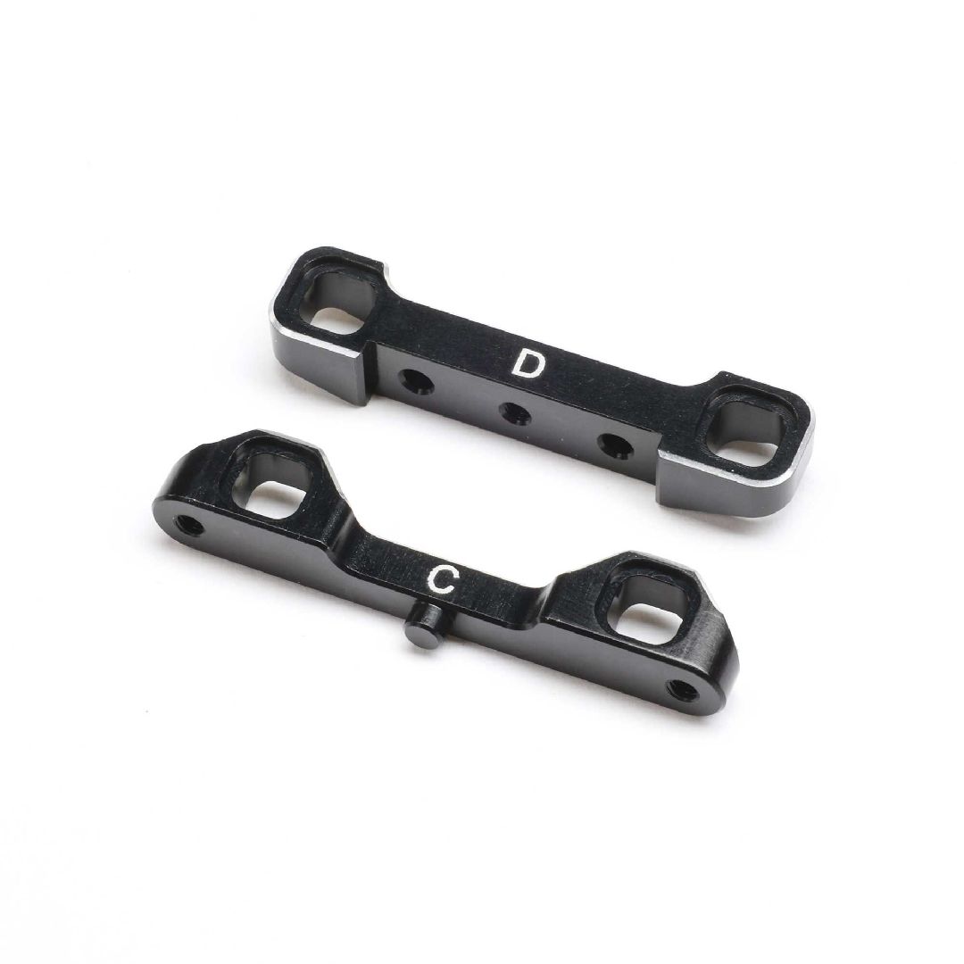 TLR Adjustable Pivot Set C & D, Black: 22S Sprint TLR Adjustable Pivot Set C & D, Black: 22S Sprint