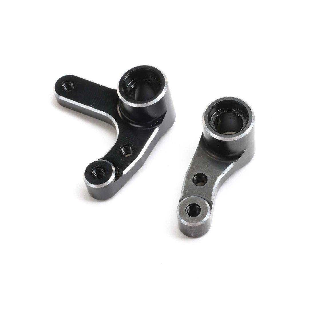 TLR Bell Crank Set, Aluminum, Black: 22S Sprint