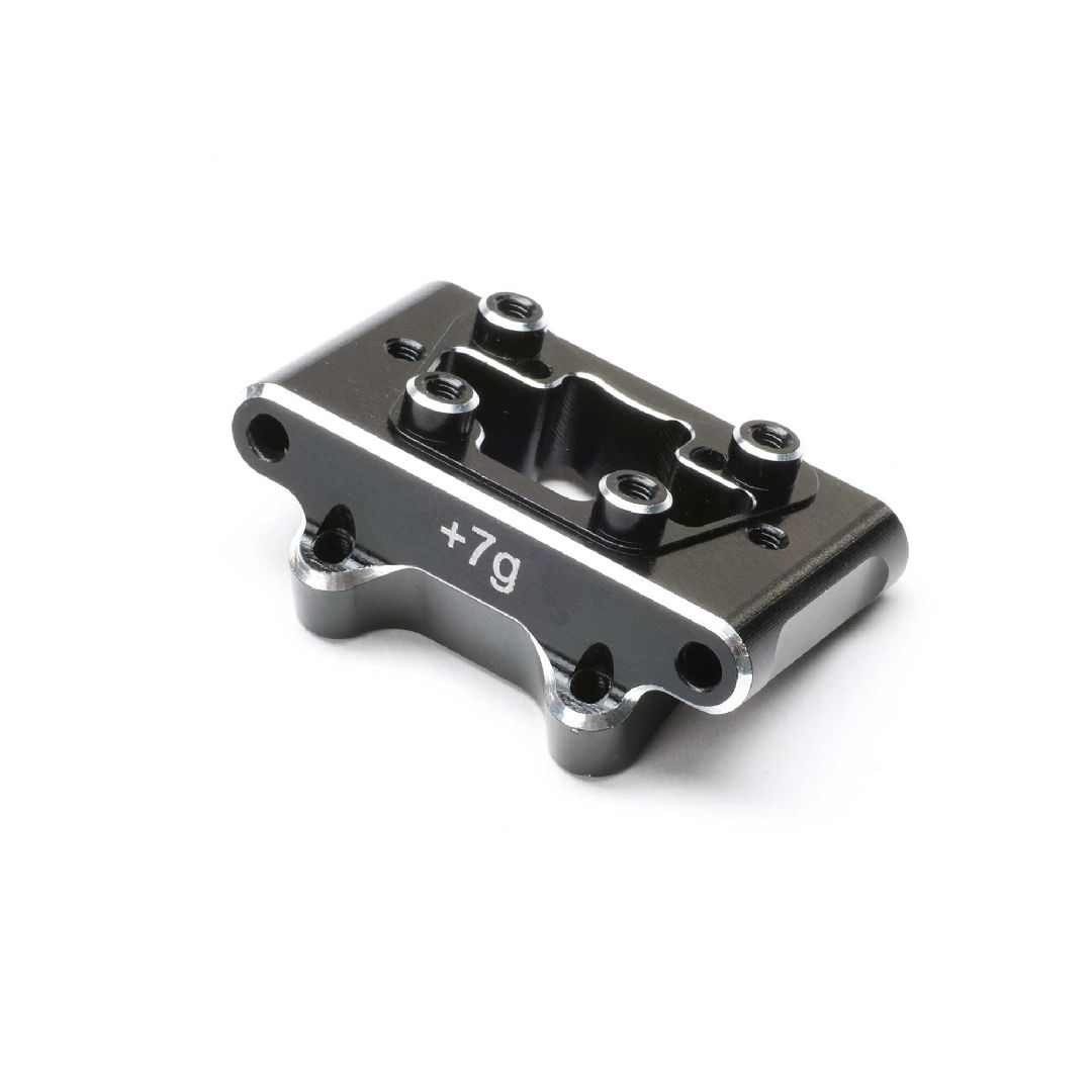 TLR Front Pivot Block, Aluminum, Black: 22S Sprint