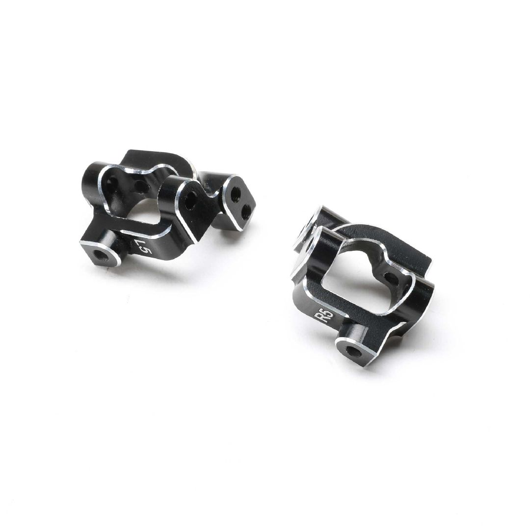 TLR Caster Block Set, 5 Deg, Aluminum: 22S Sprint