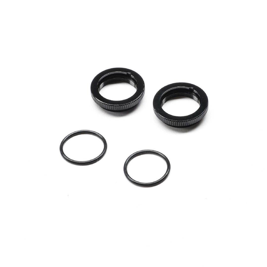 TLR Threaded Spring Collar, 13mm (2): 22X