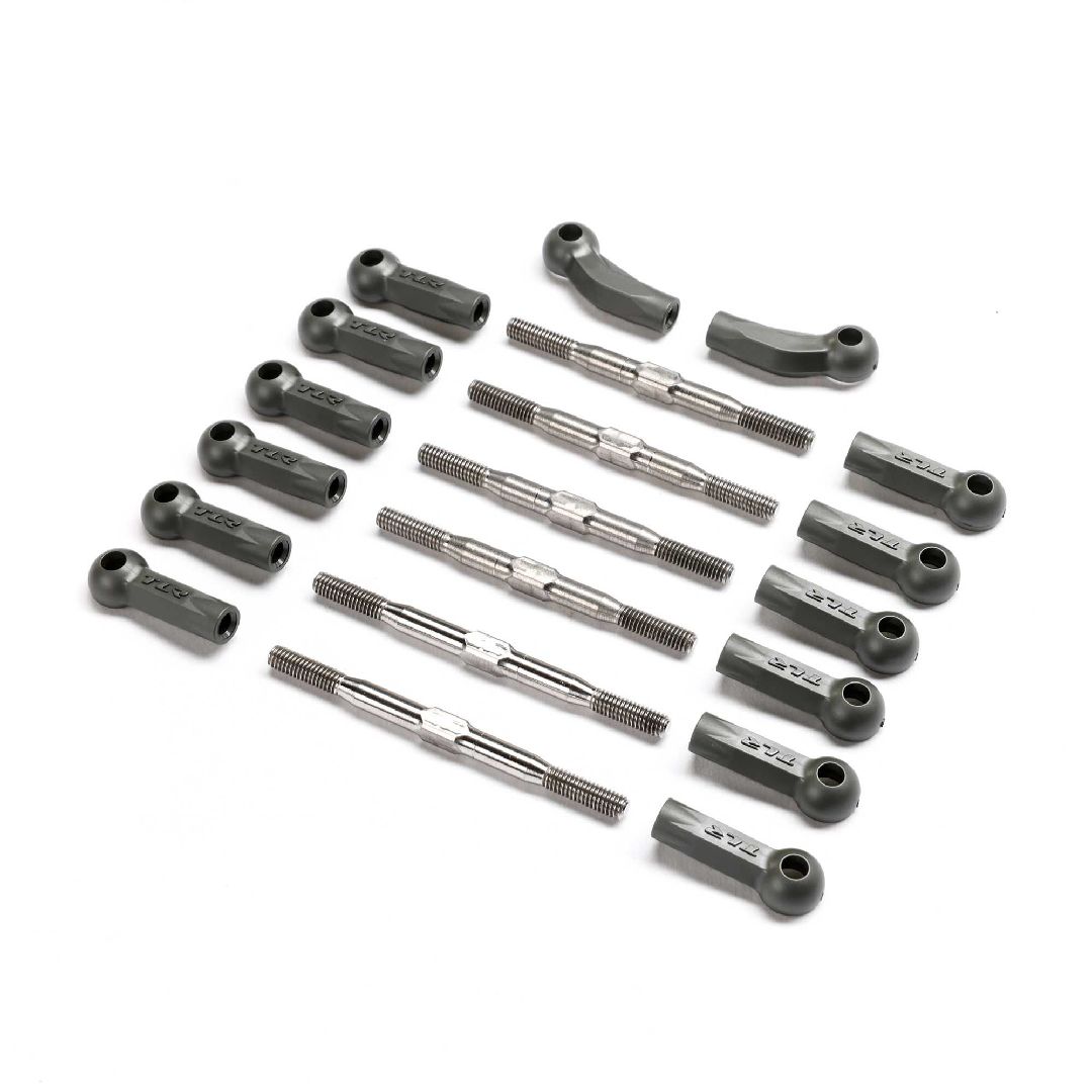TLR HD Turnbuckle Kit, Titanium: 22X