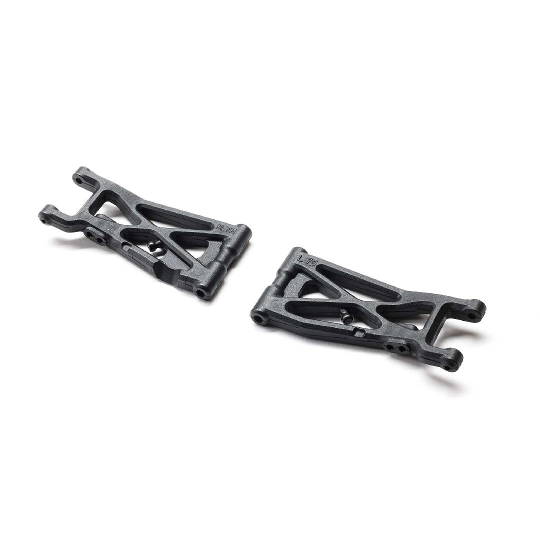 TLR Rear Arm Set, Stiffezel, V2: 22X-4, 22X