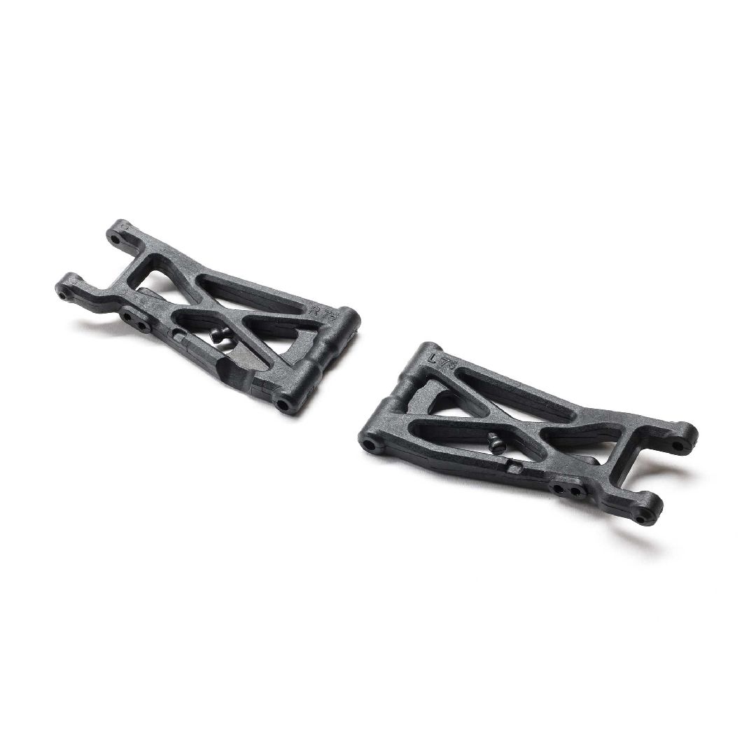 TLR Rear Arm Set, Stiffezel, V2: 22X-4, 22X