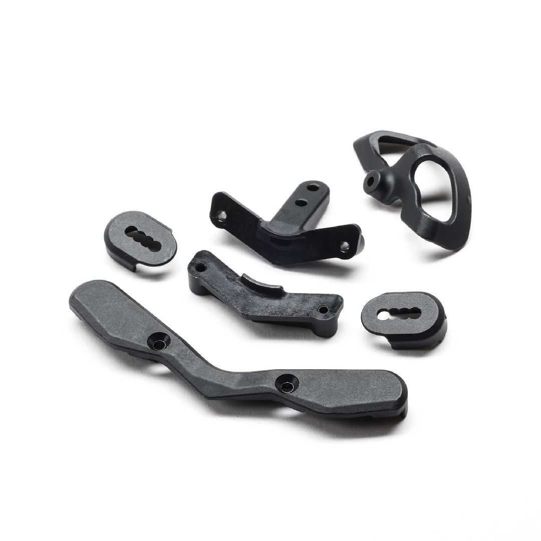 TLR Shock Tower Guards, Up Wing Mt, Spur Shield: 22X