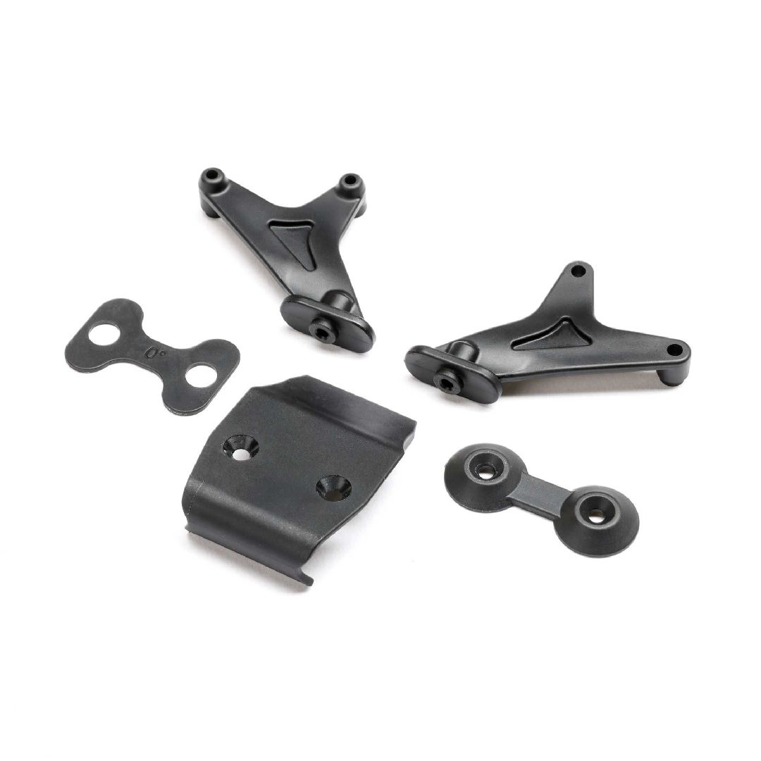 TLR Wing Mount Set, Front Bumper: 22X TLR Wing Mount Set, Front Bumper: 22X