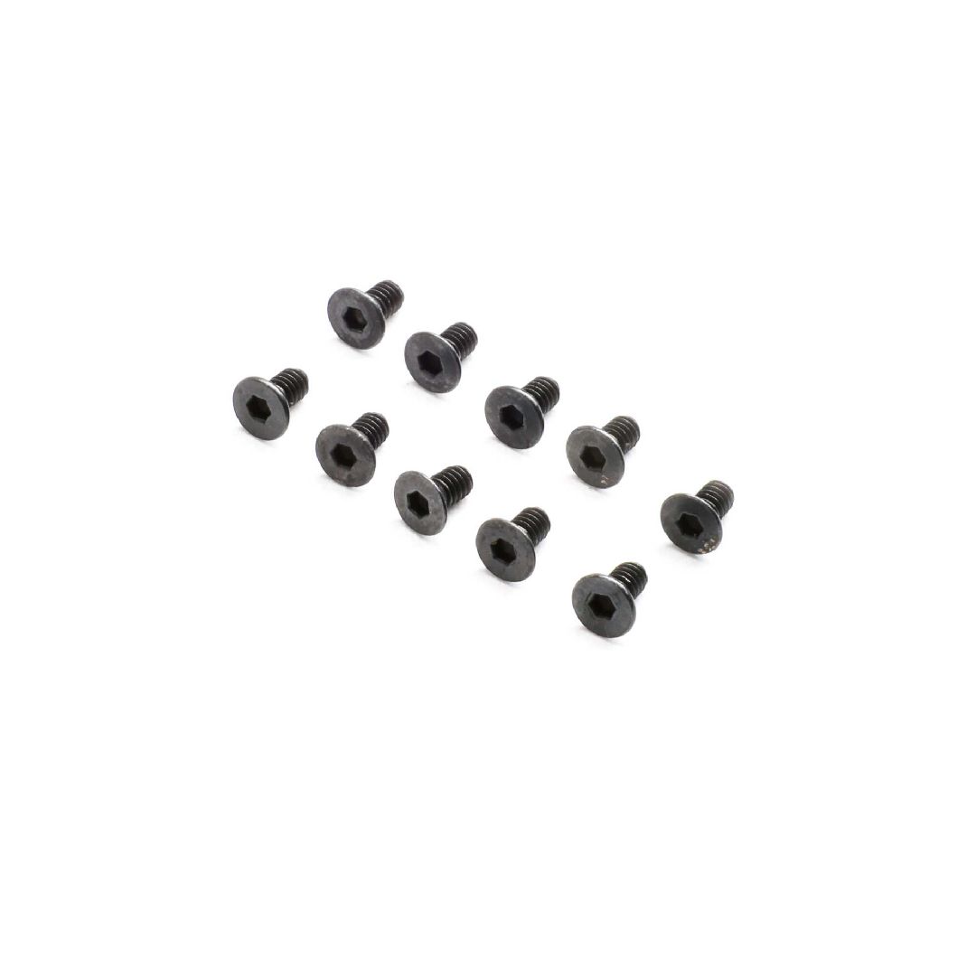 TLR Flathead Screw, M2 x 4mm (10)