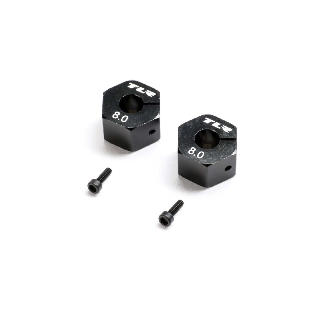 TLR Wheel Hex 12mm x 8.0mm (2)