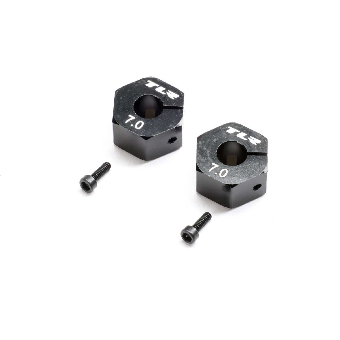 TLR Wheel Hex 12mm x 7.0mm (2)