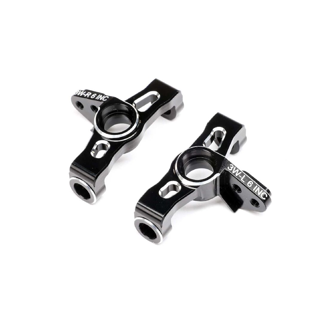 TLR Spindle, Wide, 6 Deg Incline, Aluminum: 22X