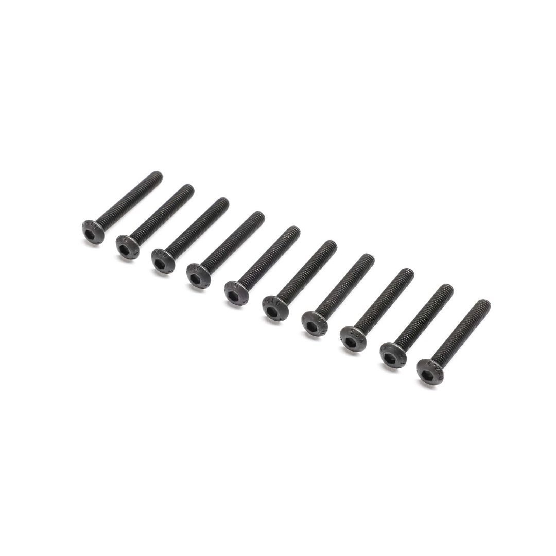 TLR Button Head Screw, M3 x 22mm (10)