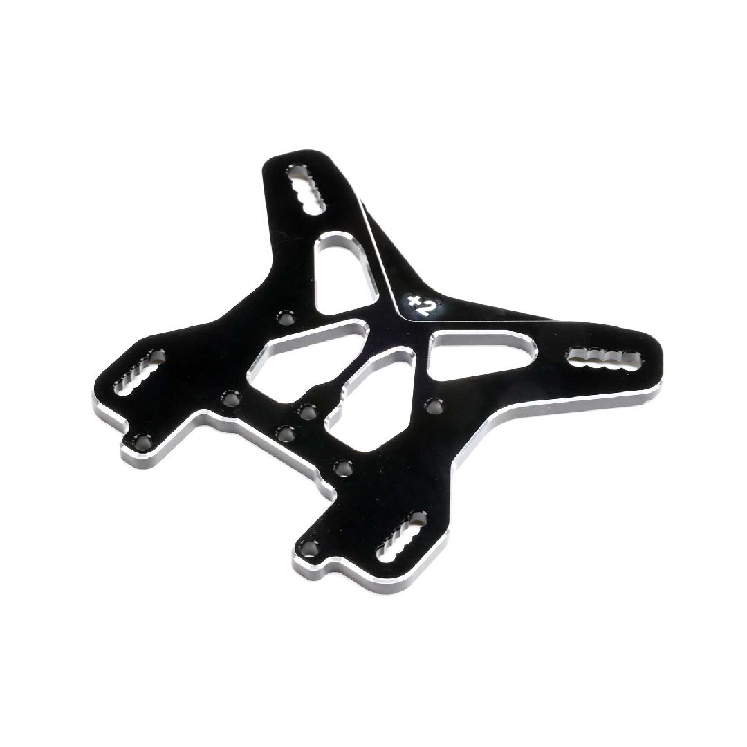 TLR Shock Tower, Rear, Aluminum, +2: 8X 2.0, 8XE 2.0