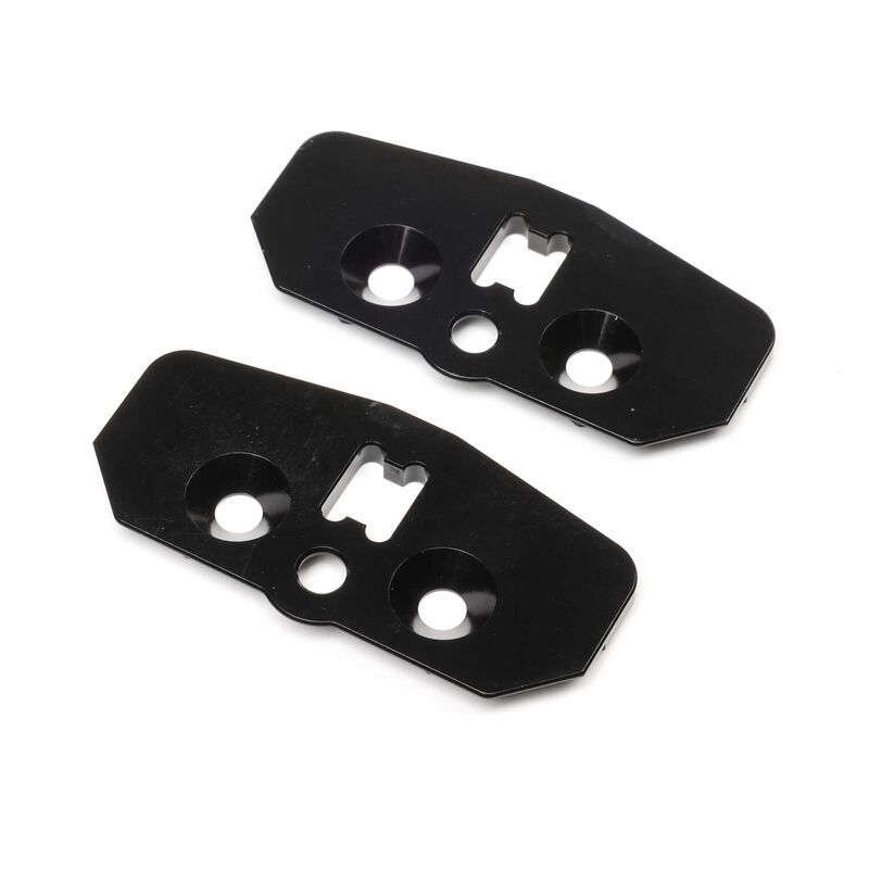 TLR Skid Plate, Adjustable Chassis, +2, Aluminum (2): 8X 2.0