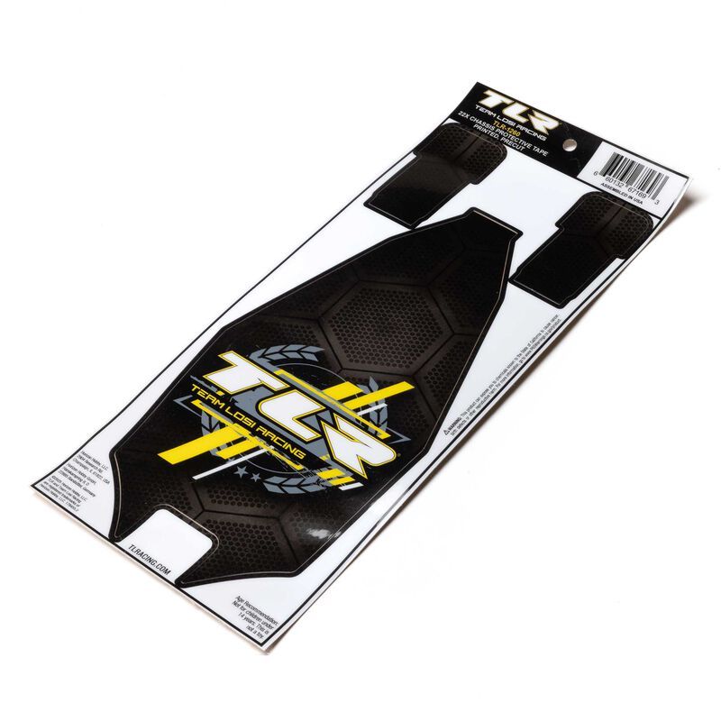 TLR 22X Chassis Protective Tape, Printed, Precut