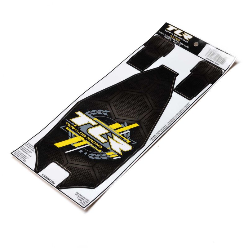 TLR 22X-T Chassis Protective Tape, Printed, Precut