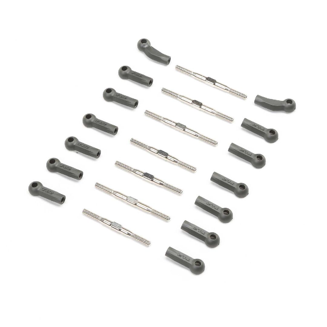 TLR HD Turnbuckle Kit Titanium: 22X-4 2.0