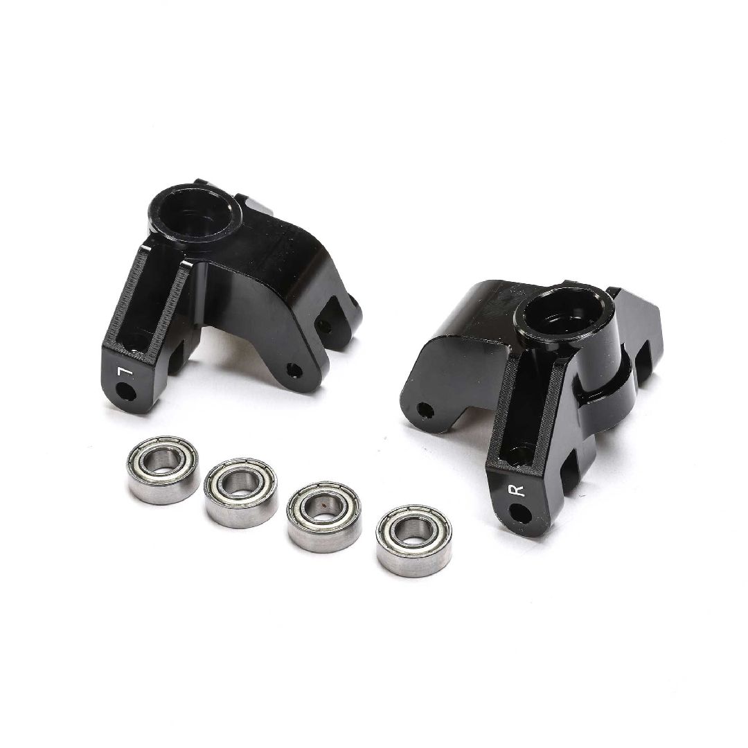 TLR Steering Spindle Set, AL (L/R): LMT, TTLMT