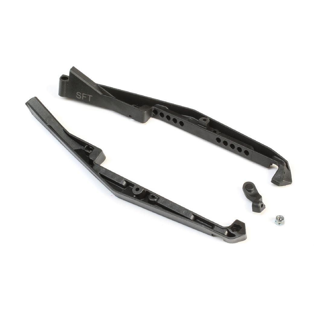 TLR Mud Guard Set, Soft, w/Fan Mount: 22 5.0