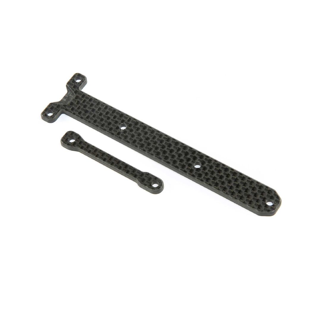 TLR Carbon Chassis Brace Support Set: 22X-4 TLR Carbon Chassis Brace Support Set: 22X-4