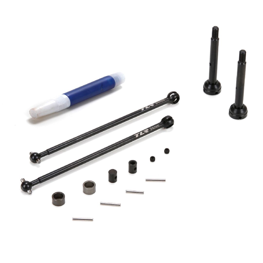 TLR CVA Driveshaft Set, 94mm, Complete (2): 22T 4.0