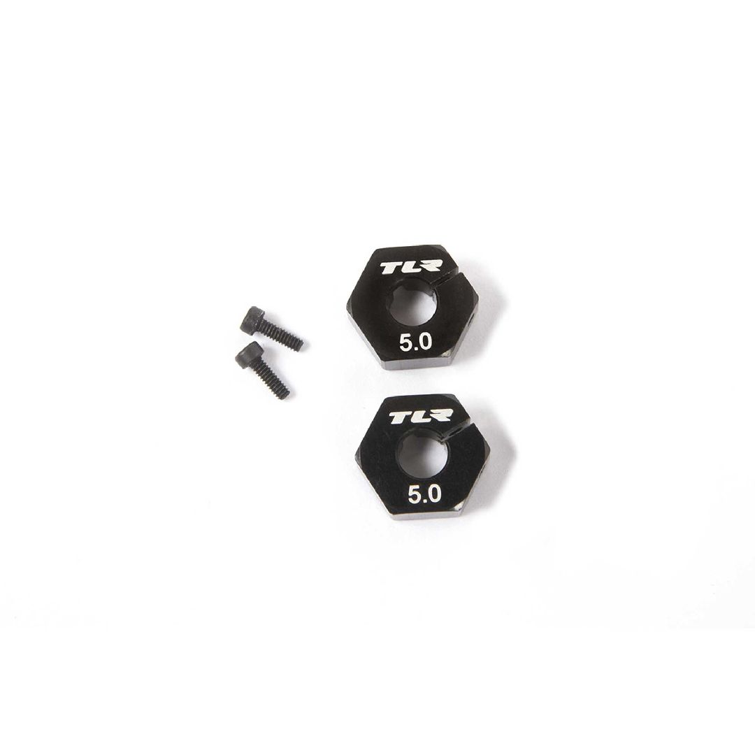 TLR Wheel Hex, 12mm x 5.0mm (2)
