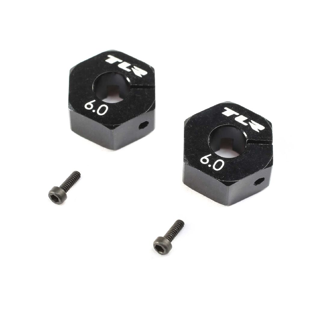 TLR Wheel Hex, 12mm x 6.0mm (2)
