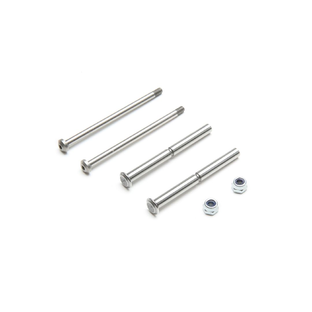 TLR Front Hinge Pin and King Pin Set, Polished: All 22