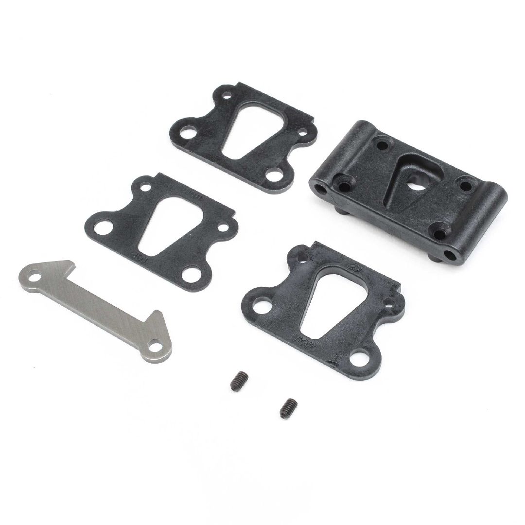 TLR Front Pivot, w/Brace & Kick Shims: All 22