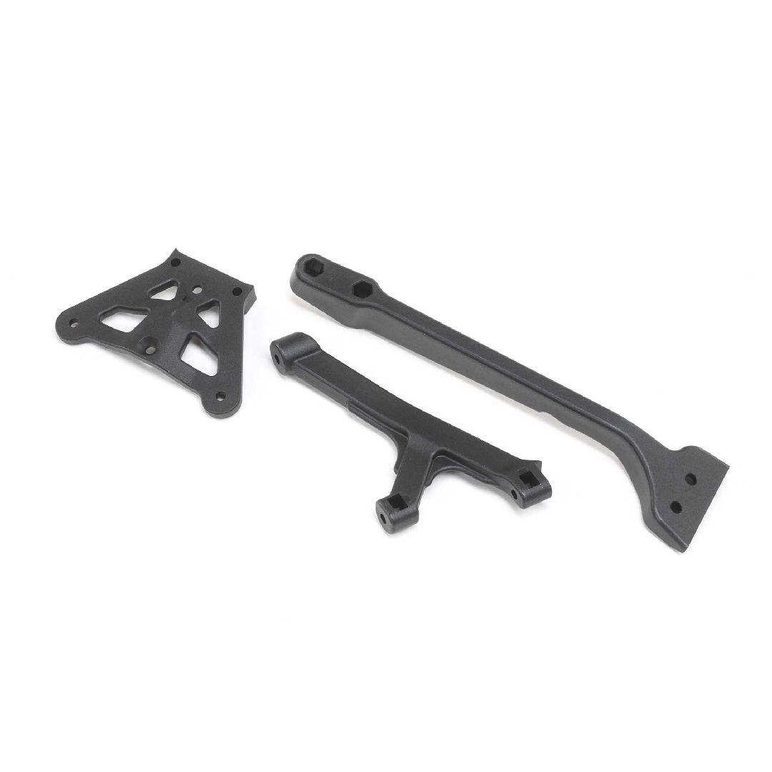 TLR Chassis Brace Set: 8X, 8XE 2.0 TLR Chassis Brace Set: 8X, 8XE 2.0