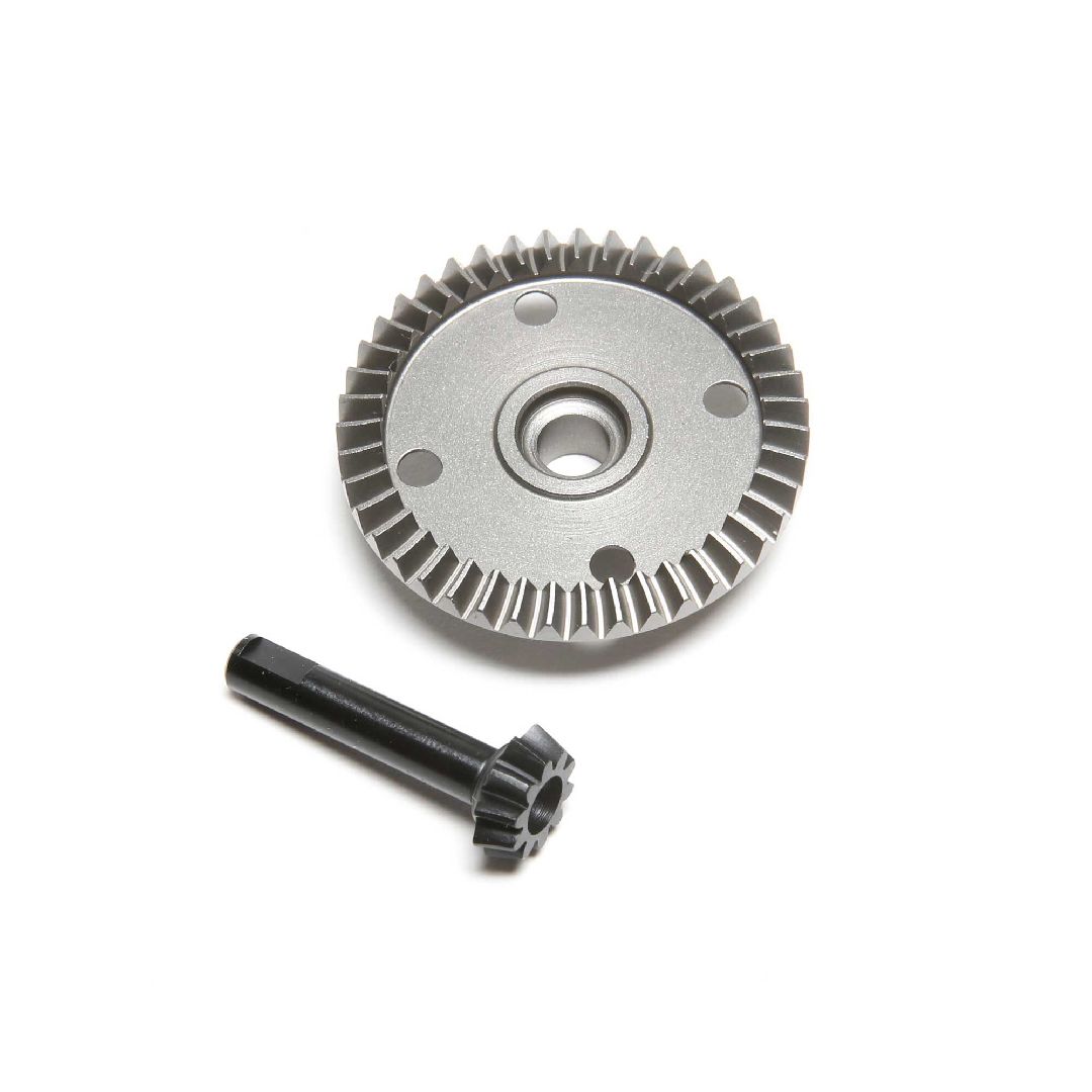 TLR Front Differential Ring and Pinion Gear: 8XT