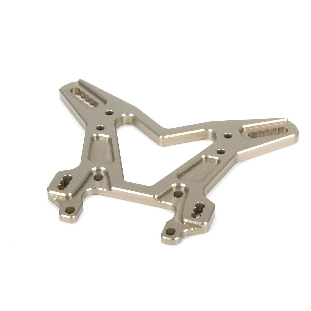 TLR Front Shock Tower, Aluminum: 8T 4.0