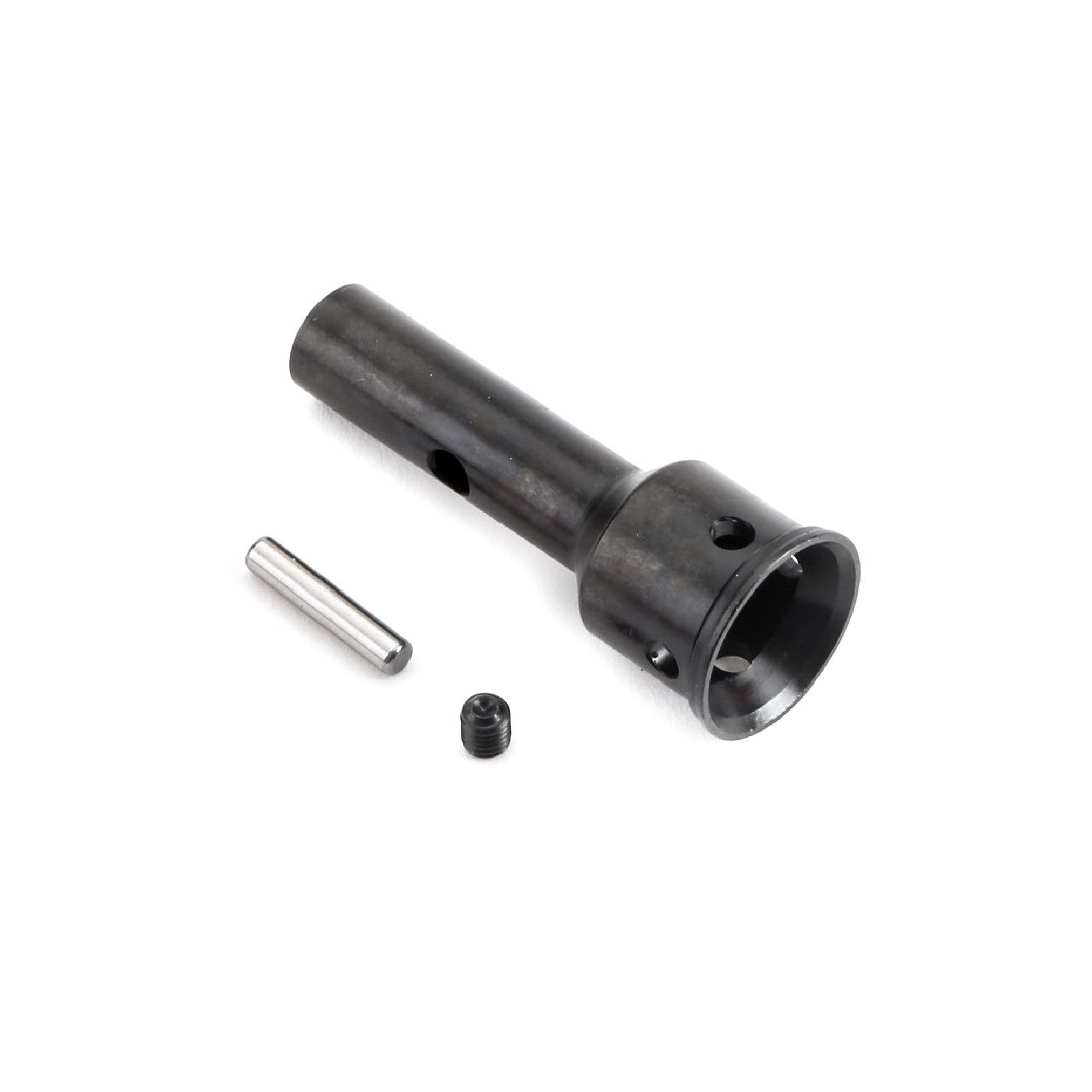 TLR Front/Rear Stub Axle, Boot Version, Steel: 5B, 5T, MINI WRC