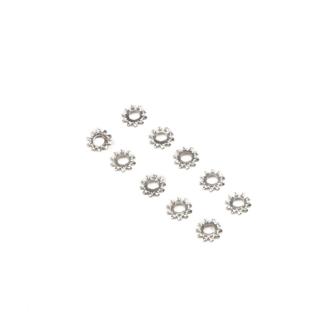 TLR External Tooth Lock Washer, M3 (10)