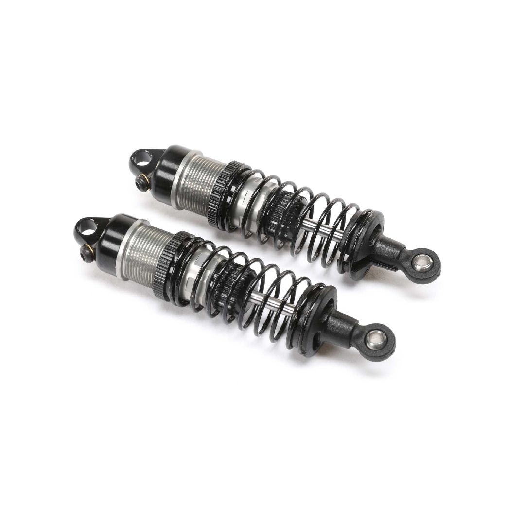Losi Front Shock Set Complete, Aluminum: Mini-B, BL