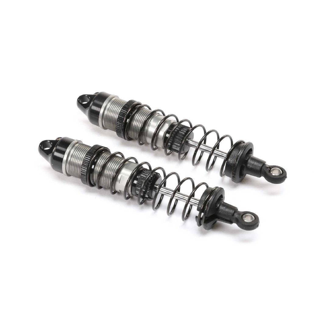 Losi Rear Shock Set Complete, Aluminum: Mini-B, BL