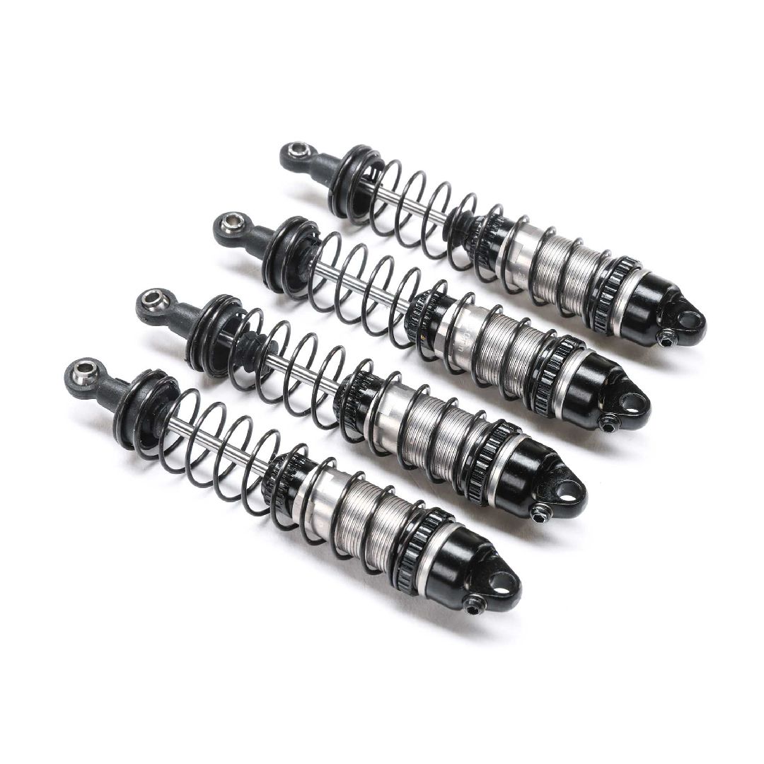 TLR Aluminum Shock Set, Assembled (4): Mini LMT