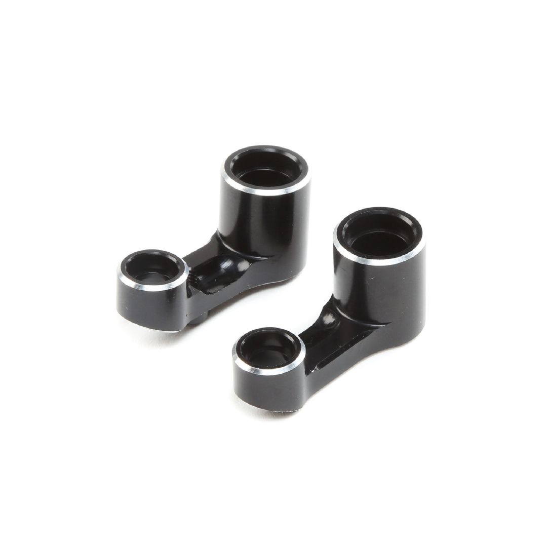 TLR Bell Crank Set, Aluminum, Black: 22 5.0