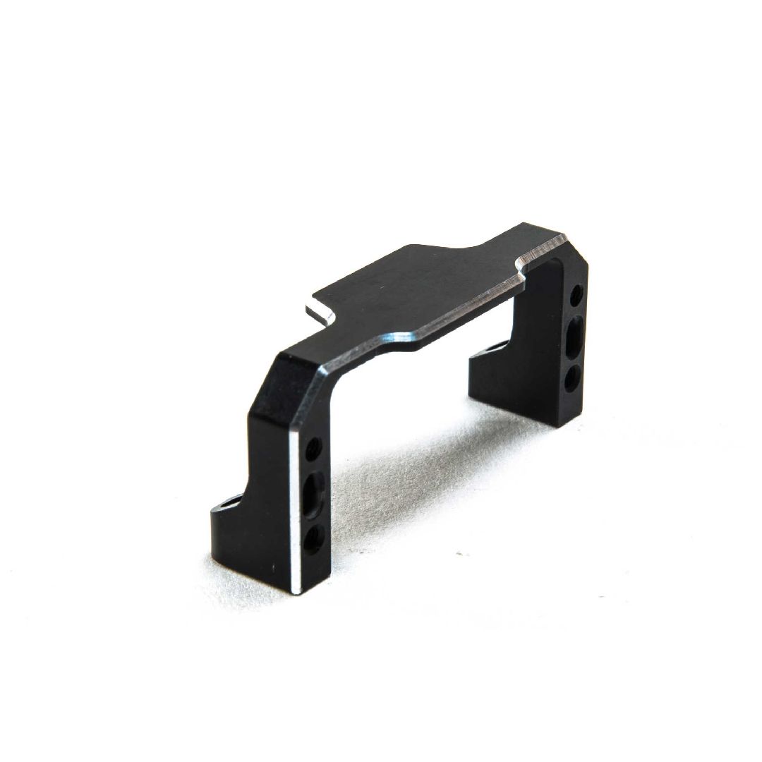 TLR Servo Mount, Aluminum, Black: 22 5.0