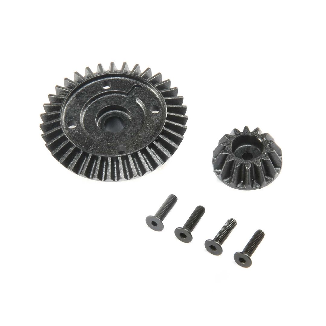 TLR Ring and Pinion, Composite(Center Diff Only):22X-4