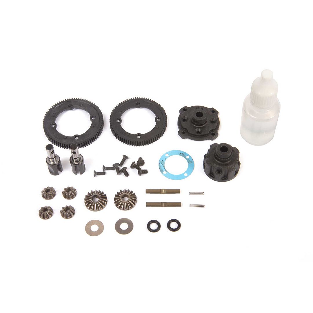 TLR Center Diff Complete, Metal: 22X-4